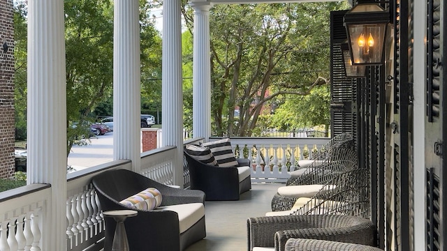 155 Wentworth St Unit A, Charleston, SC 29401 - balcony featuring a porch
