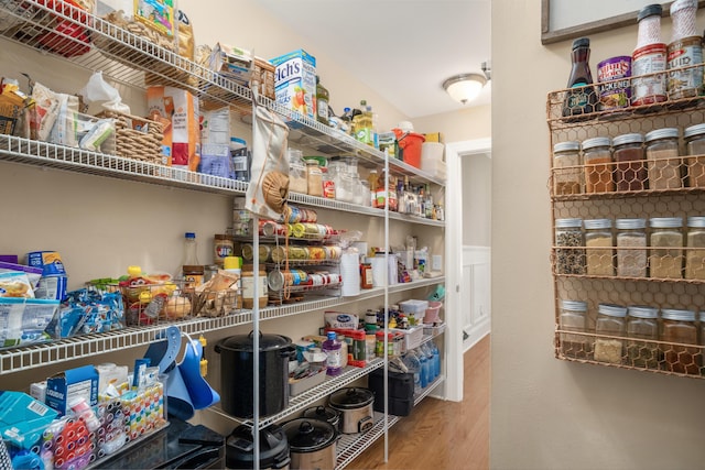 view of pantry