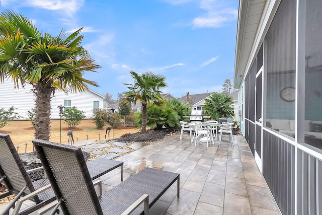 3115 Cross Vine Ln, Summerville, SC 29483 - view of patio with outdoor dining space