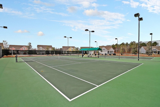 3115 Cross Vine Ln, Summerville, SC 29483 - view of tennis court with fence