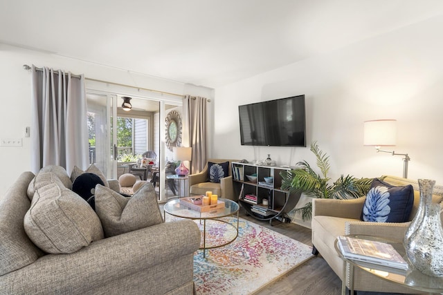 1647 Live Oak Park, Seabrook Island, SC 29455 - living area with wood finished floors