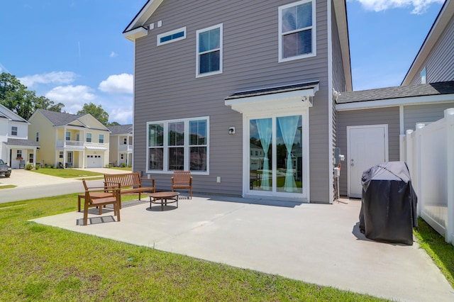 101 Patterson Ave, Goose Creek, SC 29445 - rear view of property featuring a lawn, a patio area, and a residential view
