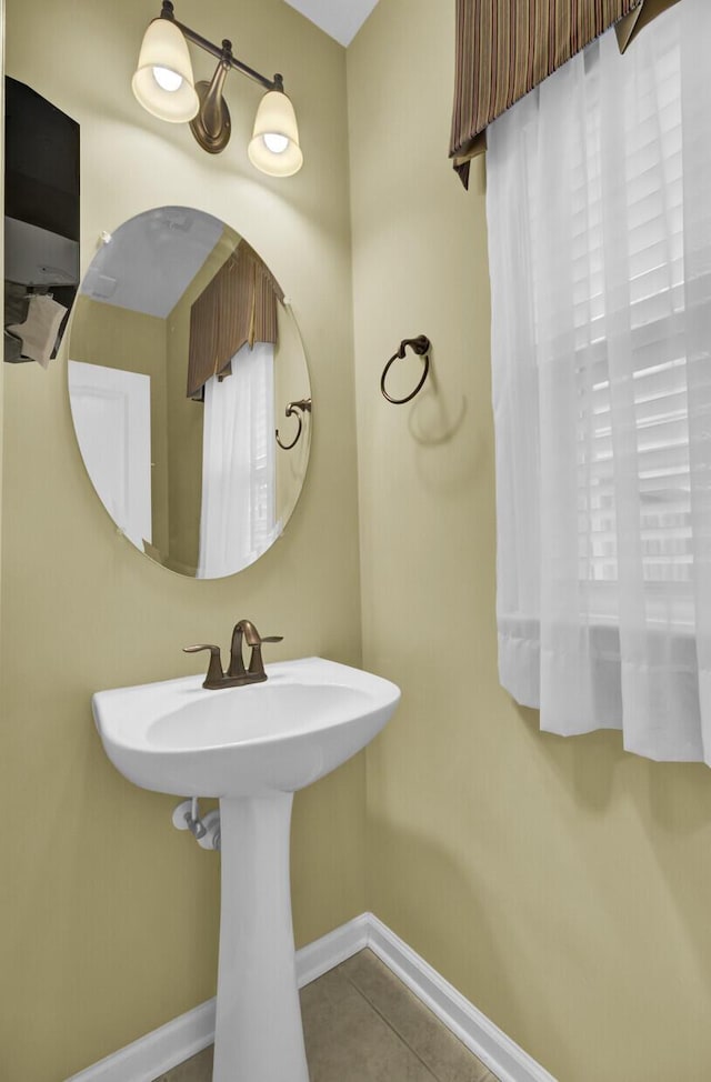 bathroom featuring tile patterned floors