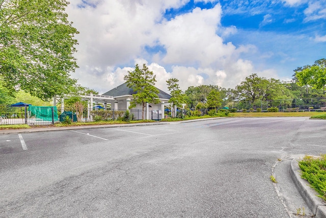 view of car parking