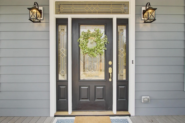 view of entrance to property