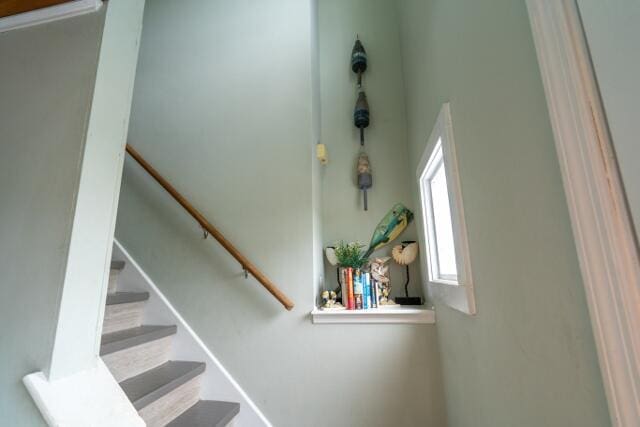 view of staircase