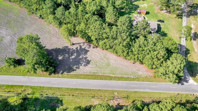 drone / aerial view featuring a rural view