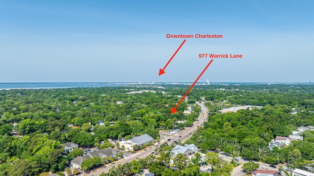 aerial overview of property's location
