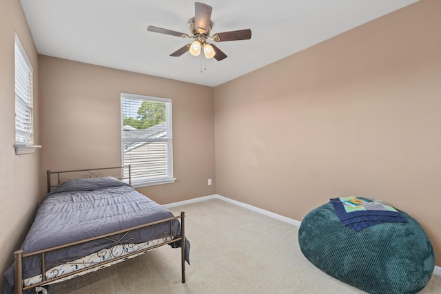 251 Coosawatchie St, Summerville, SC 29485 - carpeted bedroom with baseboards and a ceiling fan