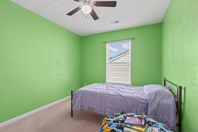 251 Coosawatchie St, Summerville, SC 29485 - carpeted bedroom with baseboards and ceiling fan