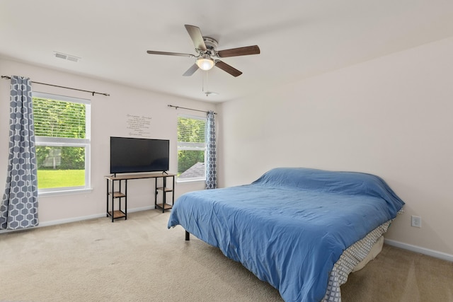 251 Coosawatchie St, Summerville, SC 29485 - carpeted bedroom featuring baseboards and a ceiling fan