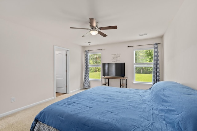 251 Coosawatchie St, Summerville, SC 29485 - carpeted bedroom featuring baseboards and a ceiling fan