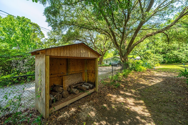 1918 Piper Dr, Charleston, SC 29407 - view of shed featuring fence