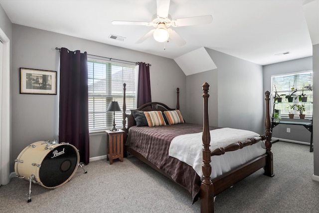1431 Whispering Oak Trl, Mount Pleasant, SC 29466 - bedroom with light carpet and a ceiling fan