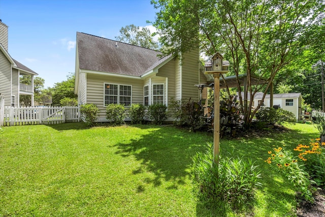 1431 Whispering Oak Trl, Mount Pleasant, SC 29466 - back of property with roof with shingles and an outbuilding