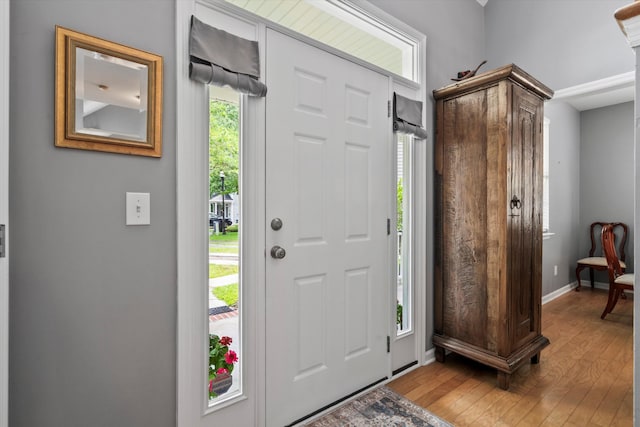 1431 Whispering Oak Trl, Mount Pleasant, SC 29466 - entrance foyer with light wood-type flooring and baseboards