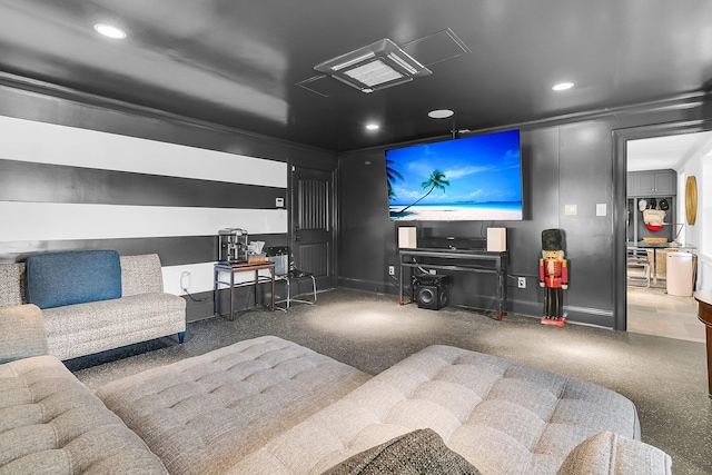 view of home theater