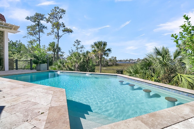 view of pool