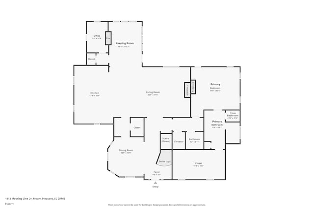 1913 Mooring Line Way, Mount Pleasant, SC 29466 - plan