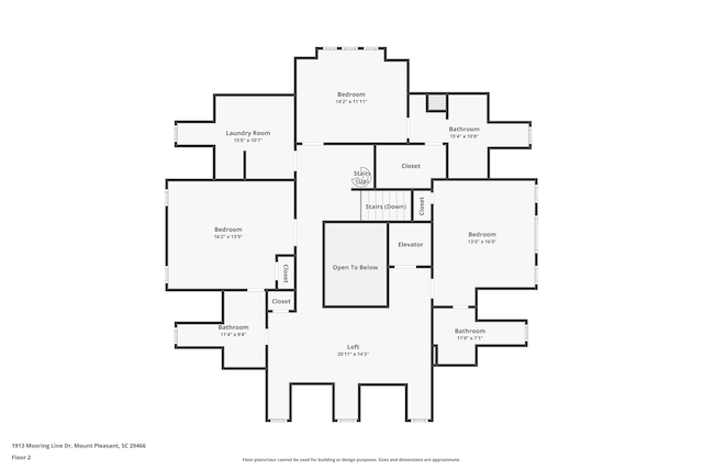 1913 Mooring Line Way, Mount Pleasant, SC 29466 - plan