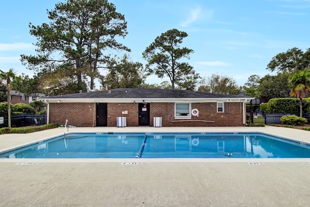 view of pool