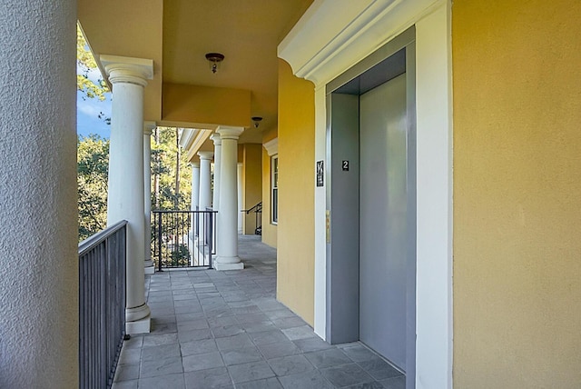 4252 Faber Place Dr Unit 203, North Charleston, SC 29405 - balcony with elevator