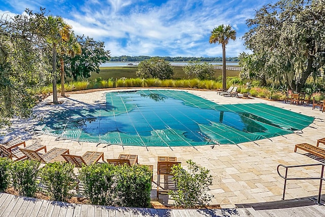 4252 Faber Place Dr Unit 203, North Charleston, SC 29405 - community pool featuring a patio and a water view