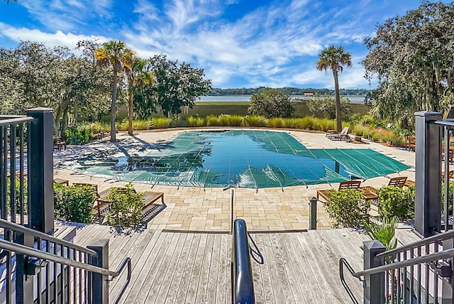 4252 Faber Place Dr Unit 203, North Charleston, SC 29405 - view of pool with a covered pool and a patio area