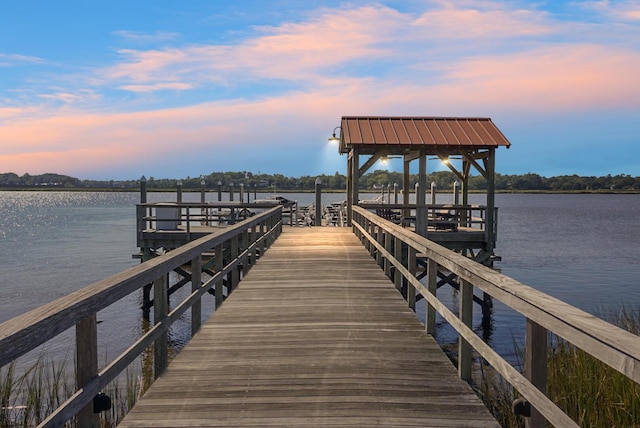 4252 Faber Place Dr Unit 203, North Charleston, SC 29405 - dock area with a water view
