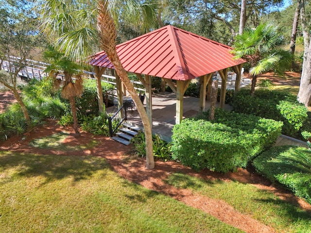 4252 Faber Place Dr Unit 203, North Charleston, SC 29405 - view of home's community with a gazebo and a yard