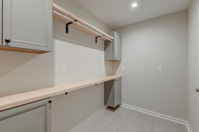 view of clothes washing area