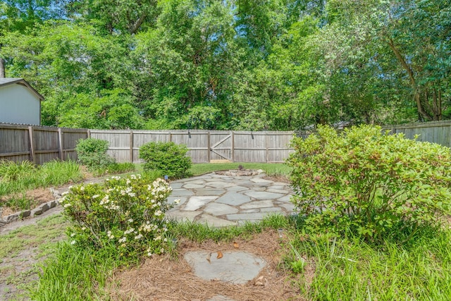 672 W Oak Forest Dr, Charleston, SC 29407 - fenced backyard with a patio