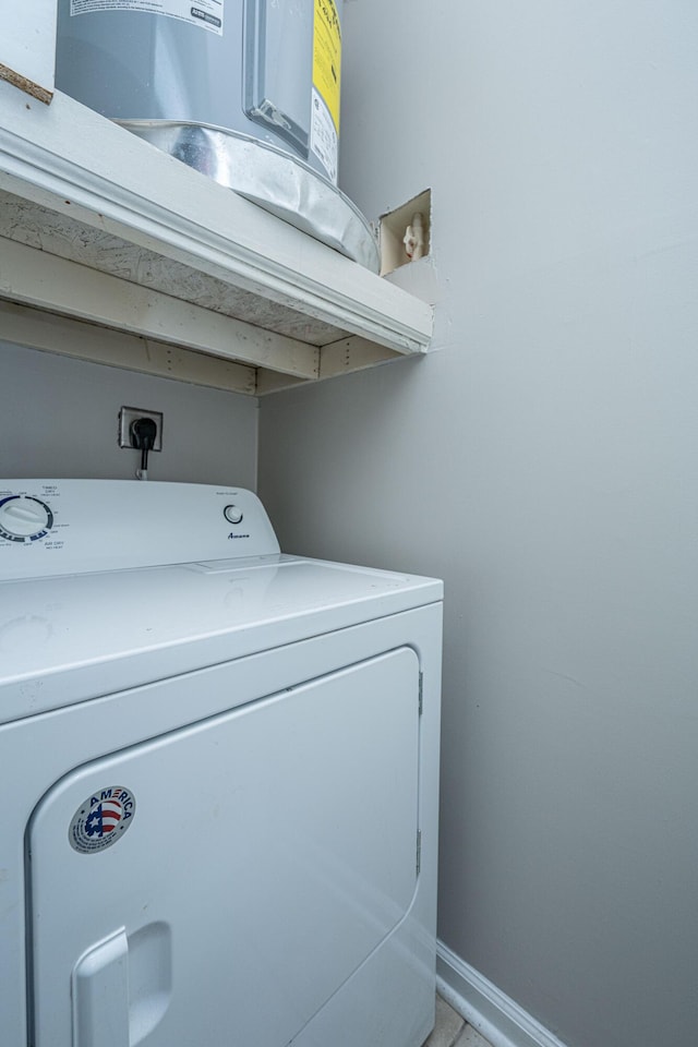 laundry area featuring washer / clothes dryer