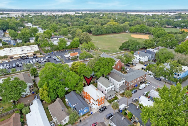 birds eye view of property featuring a residential view