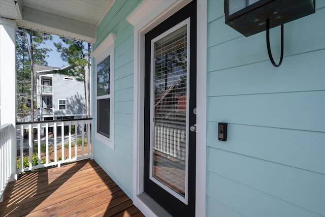 exterior space featuring a porch