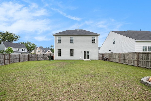 view of back of property