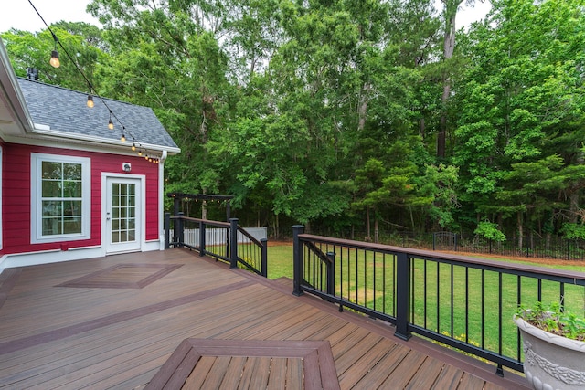 view of deck