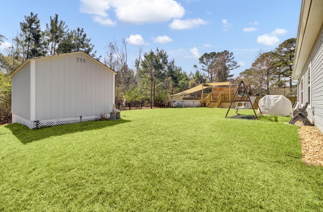 3473 Plow Ground Rd, Johns Island, SC 29455 - view of yard with a deck
