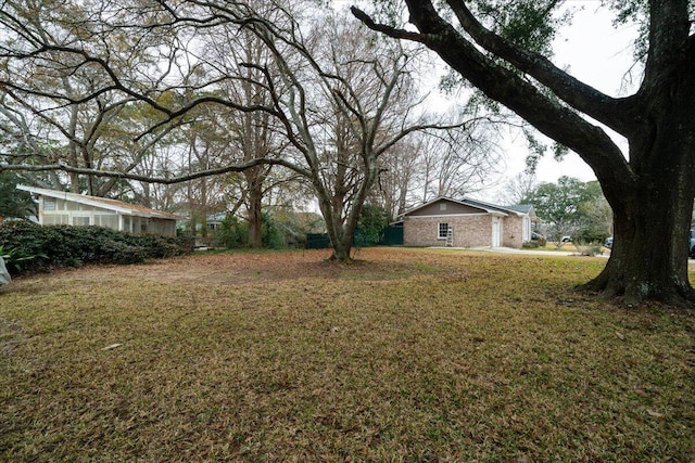 view of yard