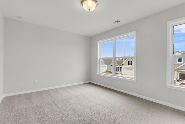327 Hillman Trl Dr, Moncks Corner, SC 29461 - empty room featuring baseboards, carpet, and a smoke detector