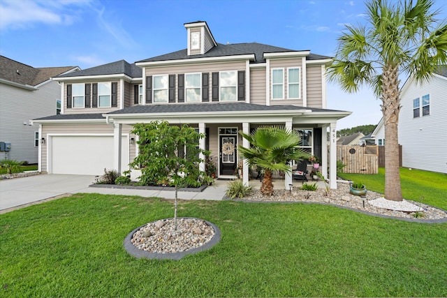 451 Spectrum Rd, Summerville, SC 29486 - view of front of property featuring driveway, a garage, and a porch