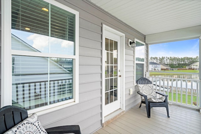 451 Spectrum Rd, Summerville, SC 29486 - wooden porch with a water view