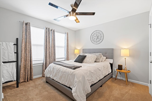 451 Spectrum Rd, Summerville, SC 29486 - bedroom featuring carpet, baseboards, and a ceiling fan