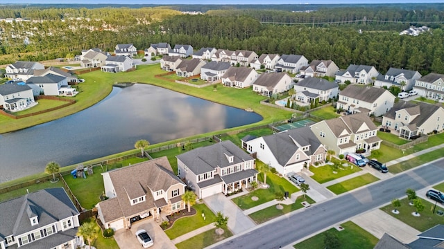 451 Spectrum Rd, Summerville, SC 29486 - aerial view of residential area with a large body of water and a forest