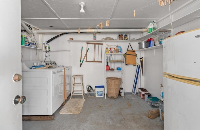 laundry room with separate washer and dryer