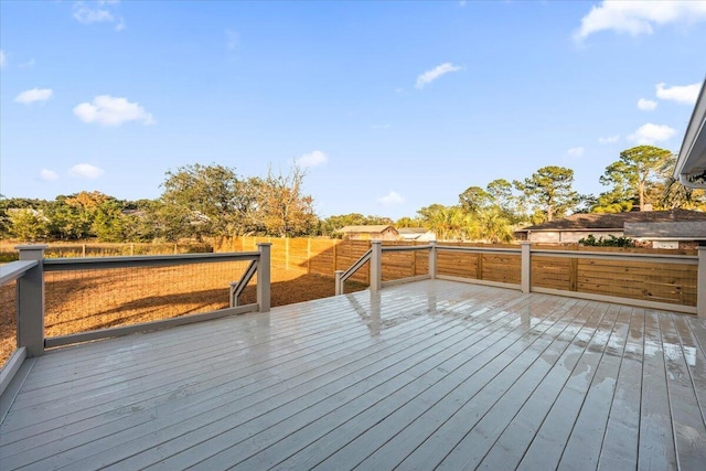 1894 Capri Dr, Charleston, SC 29407 - wooden deck with a fenced backyard
