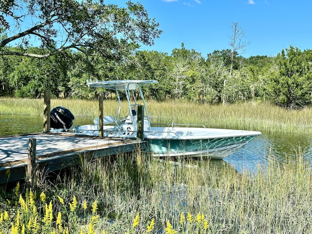 1894 Capri Dr, Charleston, SC 29407 - dock featuring a water view