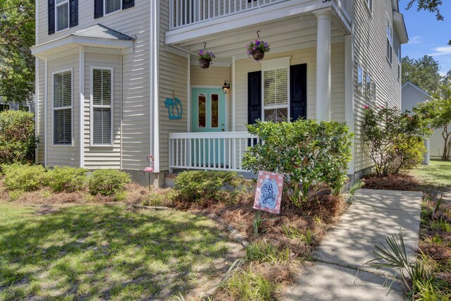 30 Regency Oaks Dr, Summerville, SC 29485 - view of exterior entry with a porch