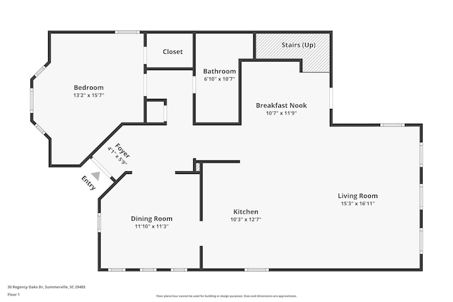 30 Regency Oaks Dr, Summerville, SC 29485 - property floor plan