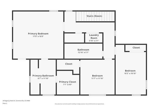 30 Regency Oaks Dr, Summerville, SC 29485 - property floor plan